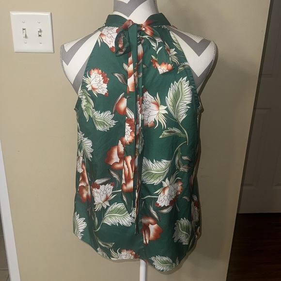 Green Orange and Cream SHEIN Halter Top - Size M - Picture 5 of 9